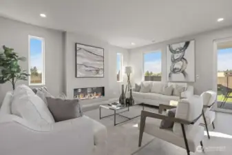 Photos of Model home. Not actual home.