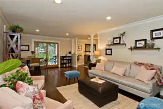 Additional living room with generous space for multiple uses.