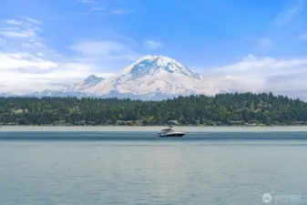 Mt Rainier on a clear day