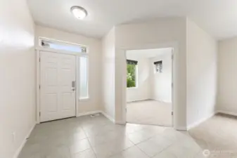 Open Foyer with Den/office
