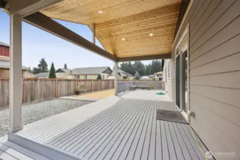 Covered porch off Great room