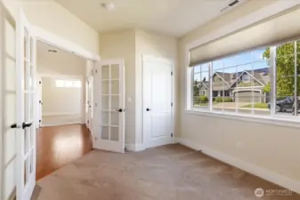 A versatile space perfect for guests, or a home office—filled with natural light and plenty of room.