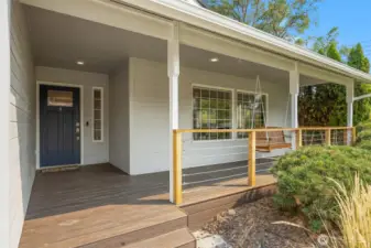 Welcome to your front porch swing!