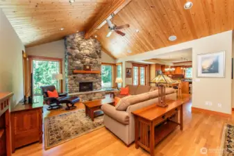 Stone Fireplace - Mantle reclaimed fr: PA Pier