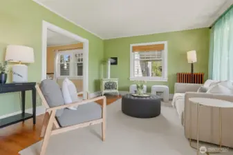 Living room of 132
