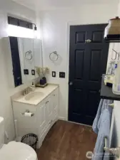 Hallway bathroom