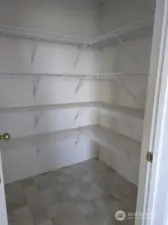 Large walk-in pantry