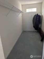 Large walk-in closet in one of the primary suites