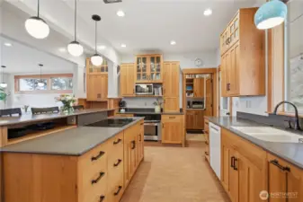 beautiful open kitchen