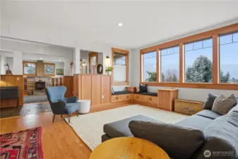 open spacious living room