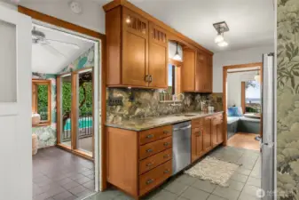 You will love the completely remodeled kitchen