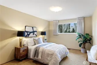 4th bedroom is large and sunny