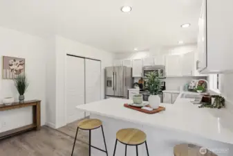 Plenty of space for entertaining.