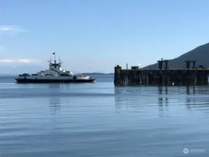 The Whatcom Chief approaching the dock