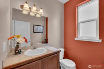 First floor half bath