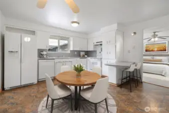 Additional view of the ADU kitchen