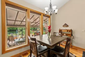 Dining room area