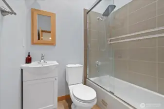 Ensuite primary bathroom