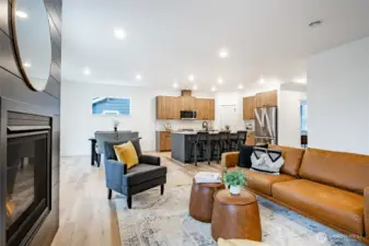 Photos shown are of a similar floor plan previously built in a different neighborhood (The Ridge in Blaine). Finishes and features may vary. Some items pictured reflect buyer-selected upgrades which are not included in the base price and may be added at an additional cost.