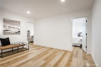 Photos shown are of a similar floor plan previously built in a different neighborhood (The Ridge in Blaine). Finishes and features may vary. Some items pictured reflect buyer-selected upgrades which are not included in the base price and may be added at an additional cost.