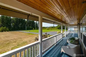 Wrap around front porch