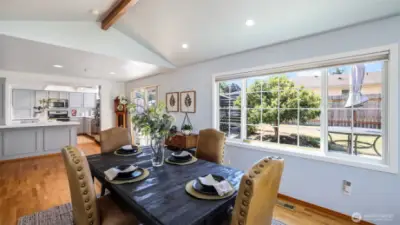 Thoughtfully designed layout of this home allows for seamless transitions