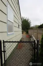 South side with walk way