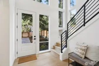 Great light from west facing windows