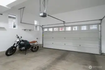 2 cars, plus storage space