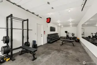 Virtually Staged Gym/Heated 2nd Garage