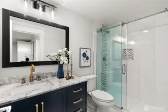 Main floor full bathroom.