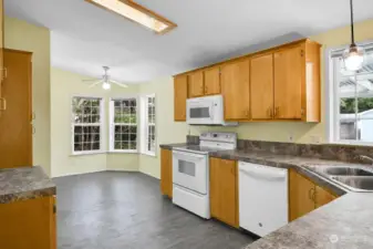 Kitchen to Breakfast Nook