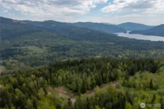 Aerial View from Lot 20 of Lake Whatcom and Squalicum Valley