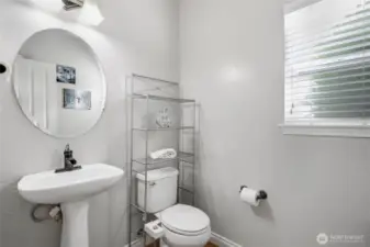 Downstairs half bath