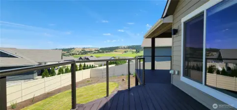 Deck facing east