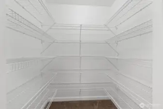 Large walk-in pantry.