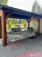 Community BBQ area
