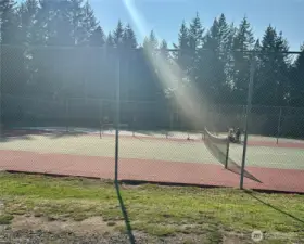 Yes, We have pickleball and tennis courts