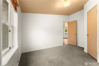 Bedroom number three off of the primary bedroom.