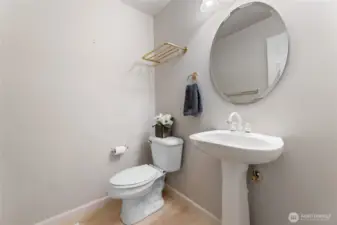 Main floor powder room