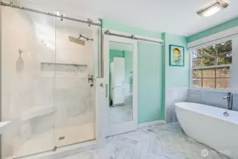 The heated floors are wonderful