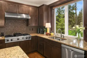 36" Viking Cooktop with griddle!