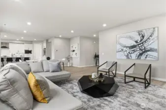 Photos of Model home. Not actual home.