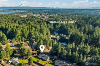 Located in Gig Harbor, near uptown.