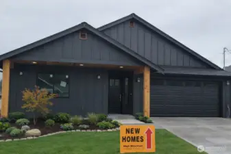 Front - AI representing landscaping - similar to be completed prior to