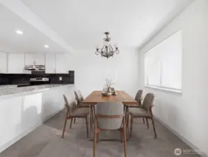 Virtual staging used