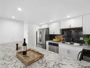 Virtual staging used