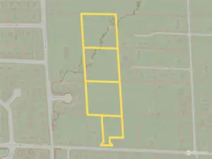 Topographical Map -- This property is very level with fewer than 4 ft of elevation change throughout the property.