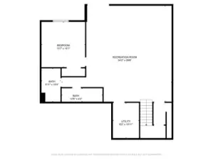 Lower level floorplan