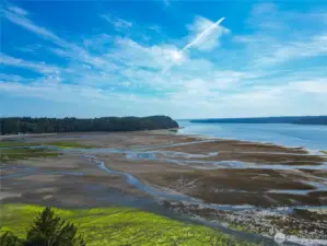 40 Acres of private beach for clamming, oysters & other activities